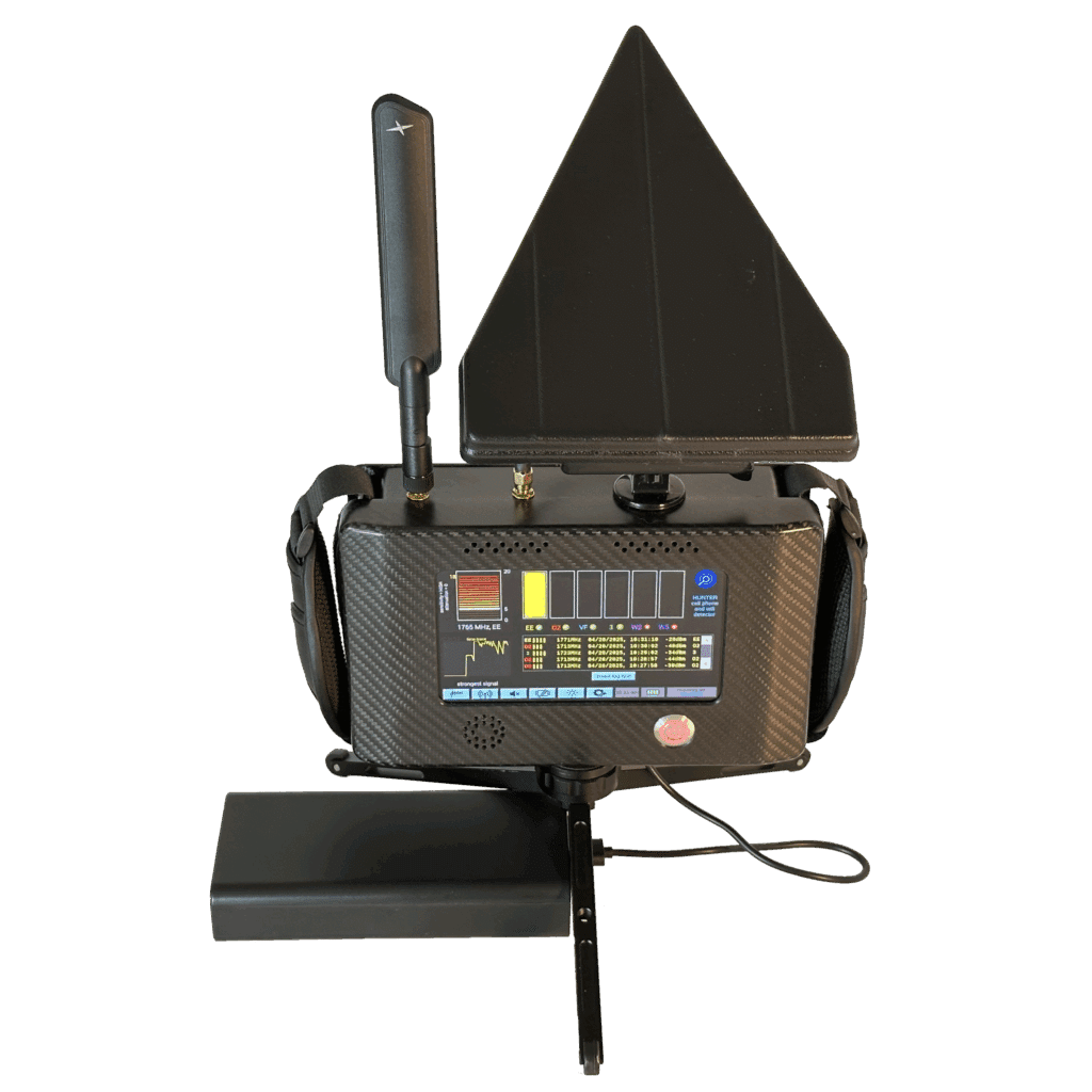 comms tek hunter mobile phone detector charging with powerbank