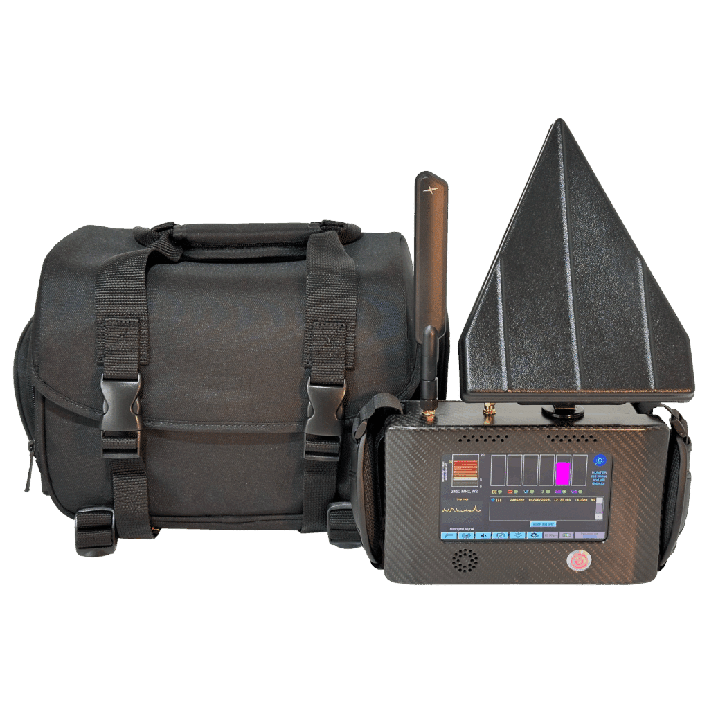 comms tek hunter mobile phone detector with carry bag